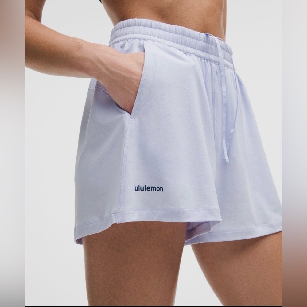 Lululemon Jersey Training Super High-Rise Lined Short 2”, NWT, Serene Blue, XXS